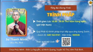 Trinh pháp với Sư Thanh Minh ngày 1403 [upl. by Aramoix66]