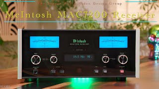 McIntosh MAC7200 Receiver 75 lbs of American HiFi Audio Bliss [upl. by Kinata]