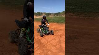 Durhamtown Flat Track Lap crf hybrid kfx kfx450 kawasaki [upl. by Eibo]