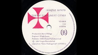 Simple Minds Theme For Great Cities Vinyl [upl. by Aneleairam]