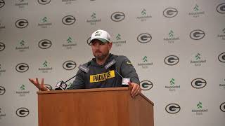 Packers coach Matt LaFleur provides injury update on team ahead of Eagles opener [upl. by Dario]