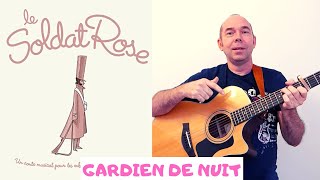 TUTO GUITARE  GARDIEN DE NUIT Francis Cabrel [upl. by Kassel]