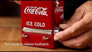 TableCraft Retail Spotlight CocaCola Toothpick Dispenser [upl. by Oirogerg]