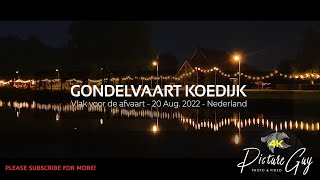 Gondelvaart Koedijk  Zaterdag 20 augustus 2022 [upl. by Kcirdahs]