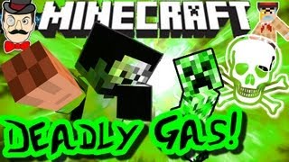 Minecraft DEADLY GAS Amazing Mod [upl. by Alleahcim]