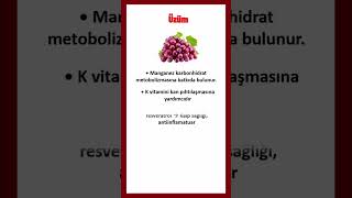 Üzümün detaylı faydaları  Kalori lif antioksidan vitamin ve mineral içeriği [upl. by Aymik706]