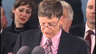 Bill Gates Harvard Commencement Address 2007 [upl. by Carolle981]