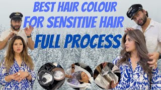 best hair colour for sensitive hair  winter 2024  haircolor hairgoals colorjourney [upl. by Hamer901]