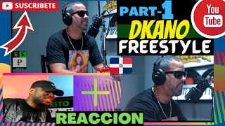 PANAMEÑO REACCIONA Dkano X DJ Scuff  Freestyle Part 1 [upl. by Santini]