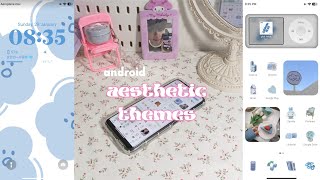 aesthetic free themes for android phone 🦢 [upl. by Gabrielle703]