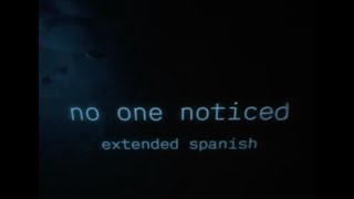 The Marías  No One Noticed  Extended Spanish Visualizer [upl. by Enneirda33]