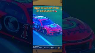 ROSS CHASTAIN WINS AT KANSAS🏁🍉 Hollywoodcasino400 [upl. by Sonnie45]