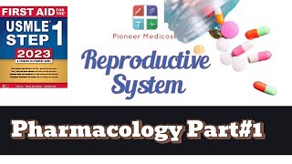 USMLE STEP 1 Pharmacology of Reproductive system Part1 from first aid book UrduHindi [upl. by Auqinot]