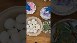 Dye Easter eggs with shaving cream [upl. by Urbanna]