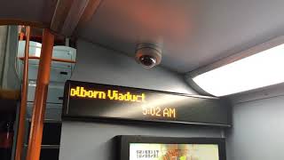 25 to City Thameslink Holborn Viaduct updated iBus [upl. by Kingston]