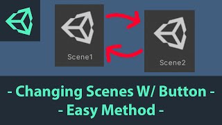 Unity Change Scene With Button  EASIEST Method [upl. by Behlke]