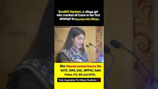 🇮🇳IAS Surabhi Gautam UPSC Motivation Inspiration CSE 🚨🎯📚 ias upscwala motivation viral🔥 [upl. by Loy818]