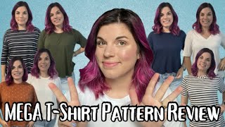 ✨ 7in1 TShirt Pattern Review ✨ Including Free Big 4 Indie and tons of style options [upl. by Akinehc]