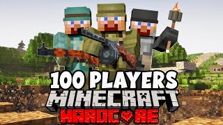 100 Players Simulate REALISTIC WAR in Minecraft [upl. by Howey]