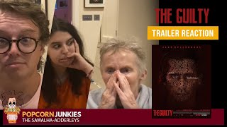 THE GUILTY Official NETFLIX Trailer  Jake Gyllenhaal The POPCORN JUNKIES REACTION [upl. by Noraj]