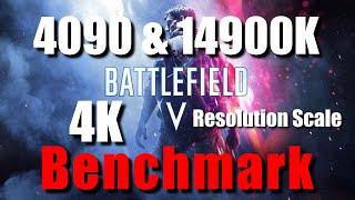 BFV 4K Benchmark Single PC Recording setup with a 4090 amp 14900K [upl. by Asirral]