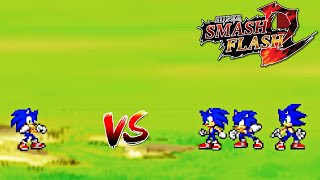 SSF2 Mods OP Sonic vs OP Sonic Revamp Serious Sonic and Archie Sonic [upl. by Nohtahoj]