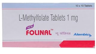 New Folinal tablet Review in HindiLMethylfolate 1mg tabletUsesSide effectDosageBenefits [upl. by Stephen]