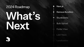 2024 Roadmap We’ve Made a Nextjs Decision And A Lot More [upl. by Orual]