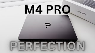 M4 MacBook Pro  14 inch Space black  Unboxing and 1st impressions  Blazingly quick [upl. by Wistrup673]