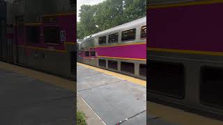 Boston Commuter Rail at Middleborough trainspotter commuterrail [upl. by Anerec]