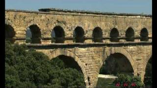 Pont du Gard Roman Aqueduct UNESCONHK [upl. by Nnewg]