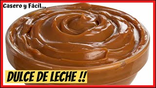 ◁ Cómo hacer DULCE de LECHE Casero ✅ FÁCIL y RÁPIDO  Receta de Dulce de Leche Casero paso a paso [upl. by Ina954]