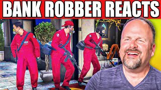 Former Bank Robber REACTS to the Jewel Heist mission in GTA V  Experts React [upl. by Faye642]