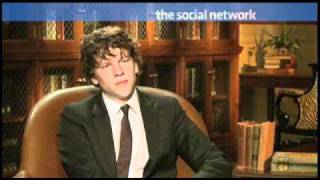 Jesse Eisenberg The Social Network Interview [upl. by Shedd]