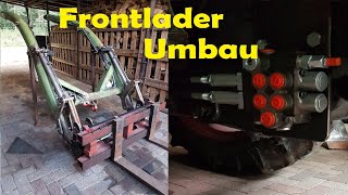 Hydraulische Gerätebetätigung Eigenbau  Teil 1  Baas Frontlader  DIY  Fendt Farmer 4s [upl. by Ylagam]