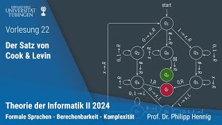 Theorie II  22  Satz von Cook amp Levin [upl. by Nosirrah516]