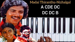 Madai Thiranthu  Nizhalgal  Keyboard Notes  Pothiswaran [upl. by Ziom]