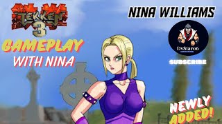 Tekken 3 Gameplay With Nina  No Commentary [upl. by O'Neill]