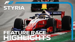 F2 Feature Race Highlights  2020 Styrian Grand Prix [upl. by Sandon]