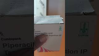 Tazar 45g IV single dose vial   piperacillin and Tazobactam injection lp [upl. by Suravaj284]