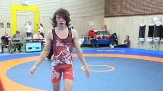 Wrestling  Ringen MDM 2024 in Jena Junioren U20 57 kg Rossade  Ceban [upl. by Esahc]