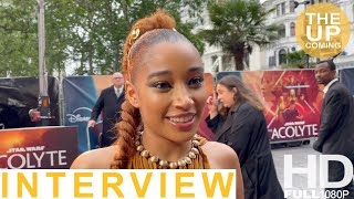 Amandla Stenberg interview on The Acolyte at London premiere [upl. by Sherrer474]