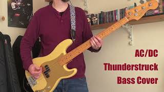 ACDC  Thunderstruck  Bass Cover [upl. by Rolyks]