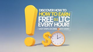 Earn Free Litecoin Every Hour Free LTC Mining  Full Tutorial With Withdrawal Proof [upl. by Alisun]