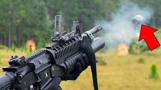 The Little but Powerful M320 amp M203 Grenade Launcher in Action  Shooting [upl. by Silvain152]