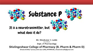 10Pharmacology of Substance P [upl. by Yerot619]