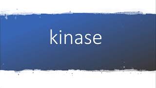 How to pronounce kinase [upl. by Etnwahs]