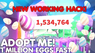 😱HOW TO GET 1 MILLION EGGS FAST🥚 WORKING NEW TRICK🐣NEW EASTER UPDATE ADOPT ME ROBLOX [upl. by Dumas917]