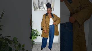 How to Style A Parka Jacket 2 Ways midsizefashion hm fallfashion zara stevemadden [upl. by Airdnekal]