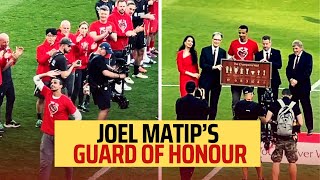 JOEL MATIP Liverpool FC Goodbye Guard of Honour [upl. by Anayi]